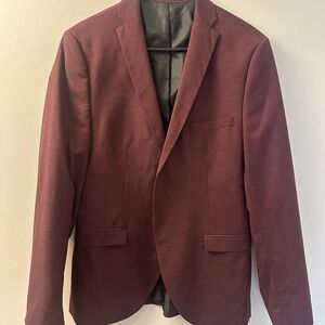 Men's Burgundy Blazer
